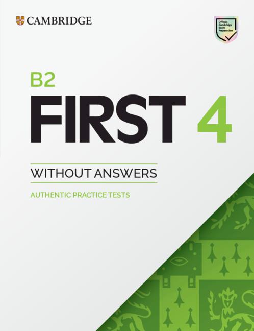 B2 FIRST 4. STUDENT'S BOOK WITHOUT ANSWERS | 9781108748100 | Galatea Llibres | Llibreria online de Reus, Tarragona | Comprar llibres en català i castellà online