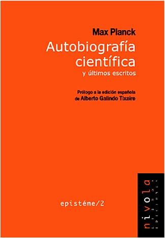 AUTOBIOGRAFIA CIENTIFICA | 9788495599049 | PLANCK, MAX | Galatea Llibres | Librería online de Reus, Tarragona | Comprar libros en catalán y castellano online