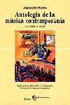 ANTOLOGIA DE LA MUSICA CONTEMPORANIA DEL 1900 AL 1959 | 9788473066471 | HOMS, JOAQUIN | Galatea Llibres | Llibreria online de Reus, Tarragona | Comprar llibres en català i castellà online