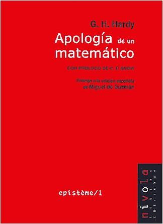 APOLOGIA DE UN MATEMATICO | 9788493071905 | HARDY, G.H. | Galatea Llibres | Librería online de Reus, Tarragona | Comprar libros en catalán y castellano online