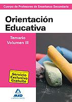 ORIENTACION EDUCATIVA, TEMARIO VOLUMEN 3 | 9788467627947 | VARIOS | Galatea Llibres | Llibreria online de Reus, Tarragona | Comprar llibres en català i castellà online