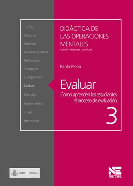 EVALUAR 3: DIDACTICA DE LAS OPERACIONES MENTALES | 9788427717367 | PLESSI, PAOLA | Galatea Llibres | Llibreria online de Reus, Tarragona | Comprar llibres en català i castellà online