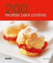 200 RECETAS PARA POSTRES | 9788480769075 | Galatea Llibres | Librería online de Reus, Tarragona | Comprar libros en catalán y castellano online