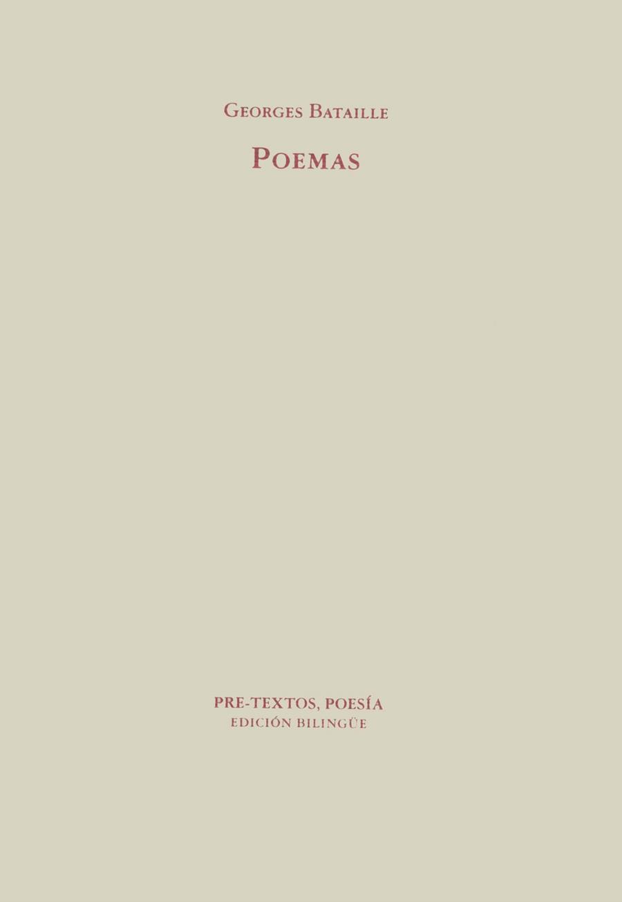 POEMAS  (BATAILLE)                    (DIP) | 9788485081318 | BATAILLE,GEORGES | Galatea Llibres | Llibreria online de Reus, Tarragona | Comprar llibres en català i castellà online