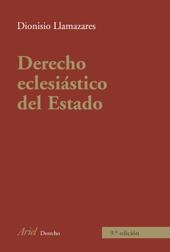 DERECHO ECLESIASTICO DEL ESTADO | 9788434456990 | LLAMAZARES, DIONISIO | Galatea Llibres | Llibreria online de Reus, Tarragona | Comprar llibres en català i castellà online