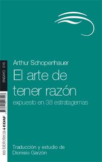 ARTE DE TENER RAZON | 9788441427006 | SCHOPENHAUER, ARTHUR | Galatea Llibres | Llibreria online de Reus, Tarragona | Comprar llibres en català i castellà online
