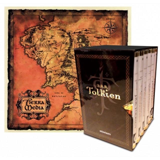 ESTUCHE TOLKIEN 6 VOLS. + MAPA + POSTALES | 9788445005927 | TOLKIEN, J. R. R. | Galatea Llibres | Llibreria online de Reus, Tarragona | Comprar llibres en català i castellà online