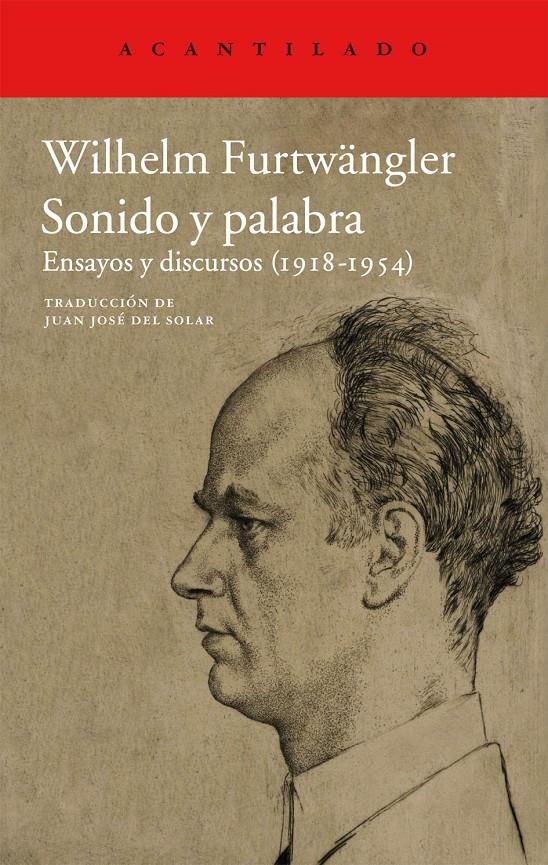 SONIDO Y PALABRA | 9788415277941 | FURTWÄNGLER, WILHELM | Galatea Llibres | Librería online de Reus, Tarragona | Comprar libros en catalán y castellano online