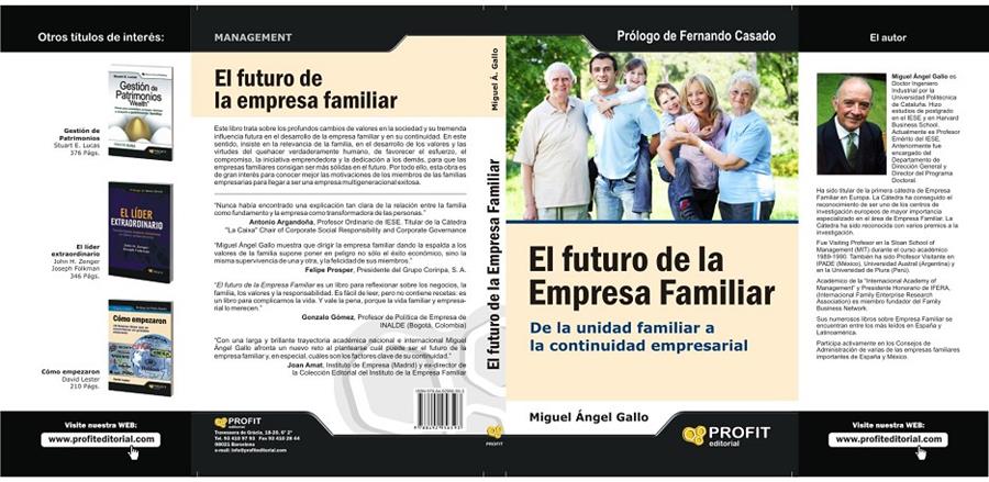 FUTURO DE LA EMPRESA FAMILIAR | 9788492956593 | GALLO, MIGUEL ANGEL | Galatea Llibres | Llibreria online de Reus, Tarragona | Comprar llibres en català i castellà online