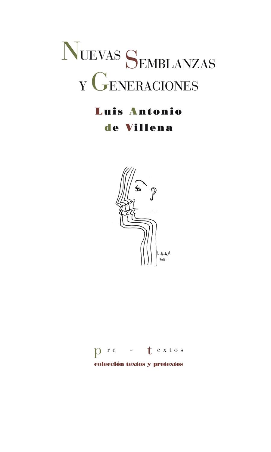 NUEVAS SEMBLANZAS Y GENERACIONES | 9788492913411 | DE VILLENA, LUIS ANTONIO | Galatea Llibres | Llibreria online de Reus, Tarragona | Comprar llibres en català i castellà online