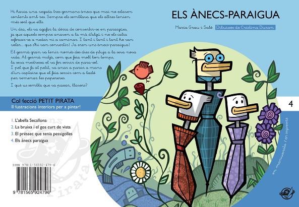 ELS ÀNECS-PARAIGUA | 9788494009341 | GRAU I SALÓ, MARIA | Galatea Llibres | Librería online de Reus, Tarragona | Comprar libros en catalán y castellano online