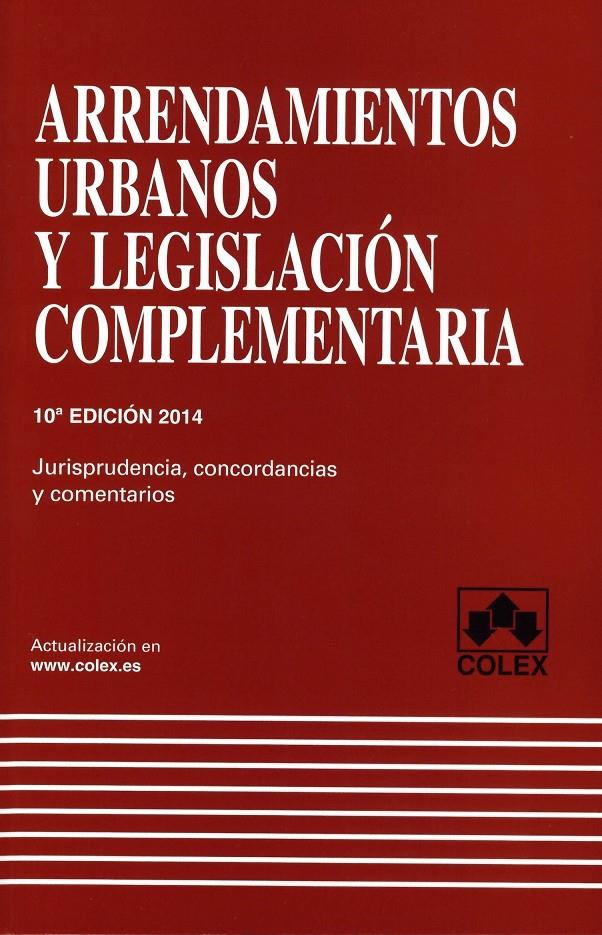 ARRENDAMIENTOS URBANOS 10ª | 9788483424032 | AA.VV | Galatea Llibres | Llibreria online de Reus, Tarragona | Comprar llibres en català i castellà online