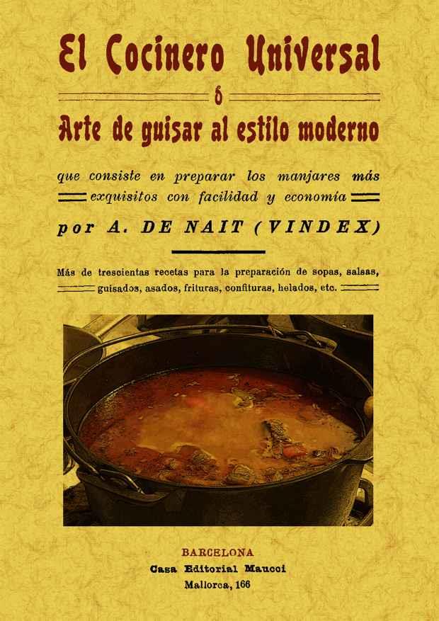 COCINERO UNIVERSAL O ARTE DE GUISAR AL ESTILO MODERNO | 9788497617659 | NAIT, A. | Galatea Llibres | Llibreria online de Reus, Tarragona | Comprar llibres en català i castellà online