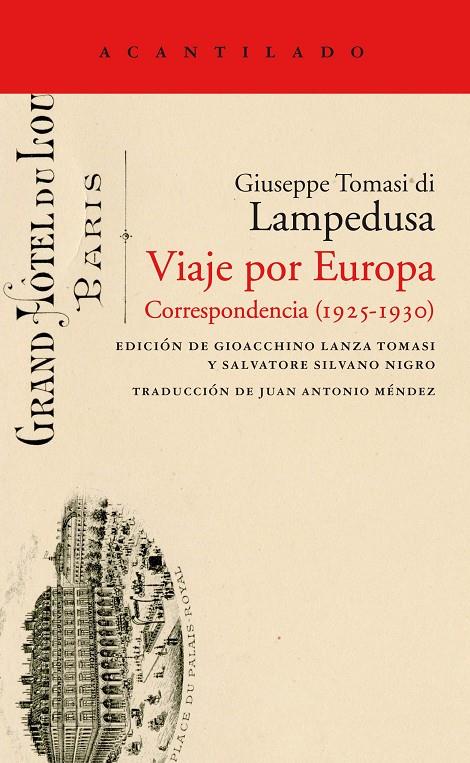 VIAJE POR EUROPA | 9788416748655 | DI LAMPEDUSA, GIUSEPPE TOMASI | Galatea Llibres | Llibreria online de Reus, Tarragona | Comprar llibres en català i castellà online