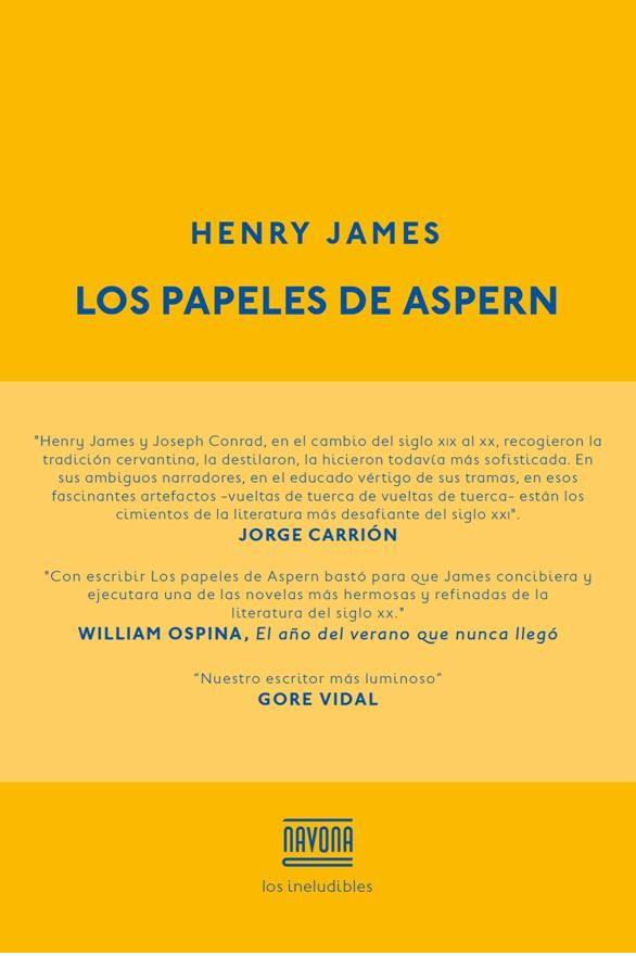 LOS PAPELES DE ASPERN | 9788416259229 | JAMES, HENRY | Galatea Llibres | Llibreria online de Reus, Tarragona | Comprar llibres en català i castellà online