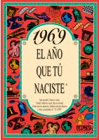 1969 EL AÑO QUE TU NACISTE | 9788489589063 | COLLADO BASCOMPTE, ROSA (1950- ) | Galatea Llibres | Llibreria online de Reus, Tarragona | Comprar llibres en català i castellà online