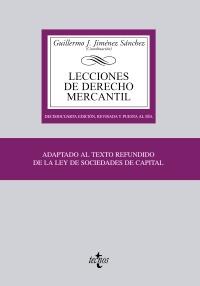 LECCIONES DE DERECHO MERCANTIL | 9788430951451 | JIMÉNEZ SÁNCHEZ, GUILLERMO J./ANGULO RODRÍGUEZ, LUIS/BAENA BAENA, PEDRO/CAMACHO DE LOS RÍOS, JAVIER/ | Galatea Llibres | Llibreria online de Reus, Tarragona | Comprar llibres en català i castellà online