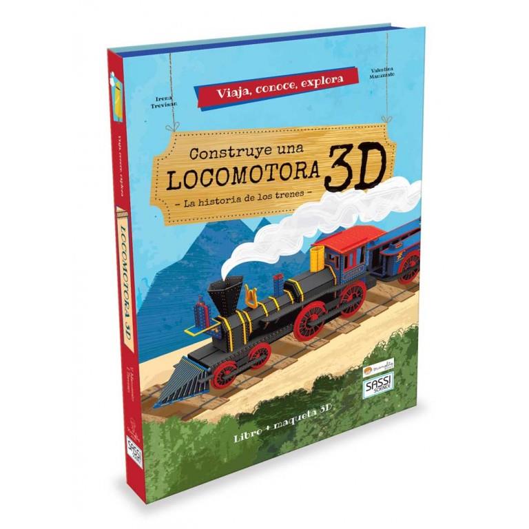 CONSTRUYE UNA LOCOMOTORA 3D | 9788417299583 | TREVISAN, IRENA/ MANUZZATO, VALENTINA | Galatea Llibres | Llibreria online de Reus, Tarragona | Comprar llibres en català i castellà online