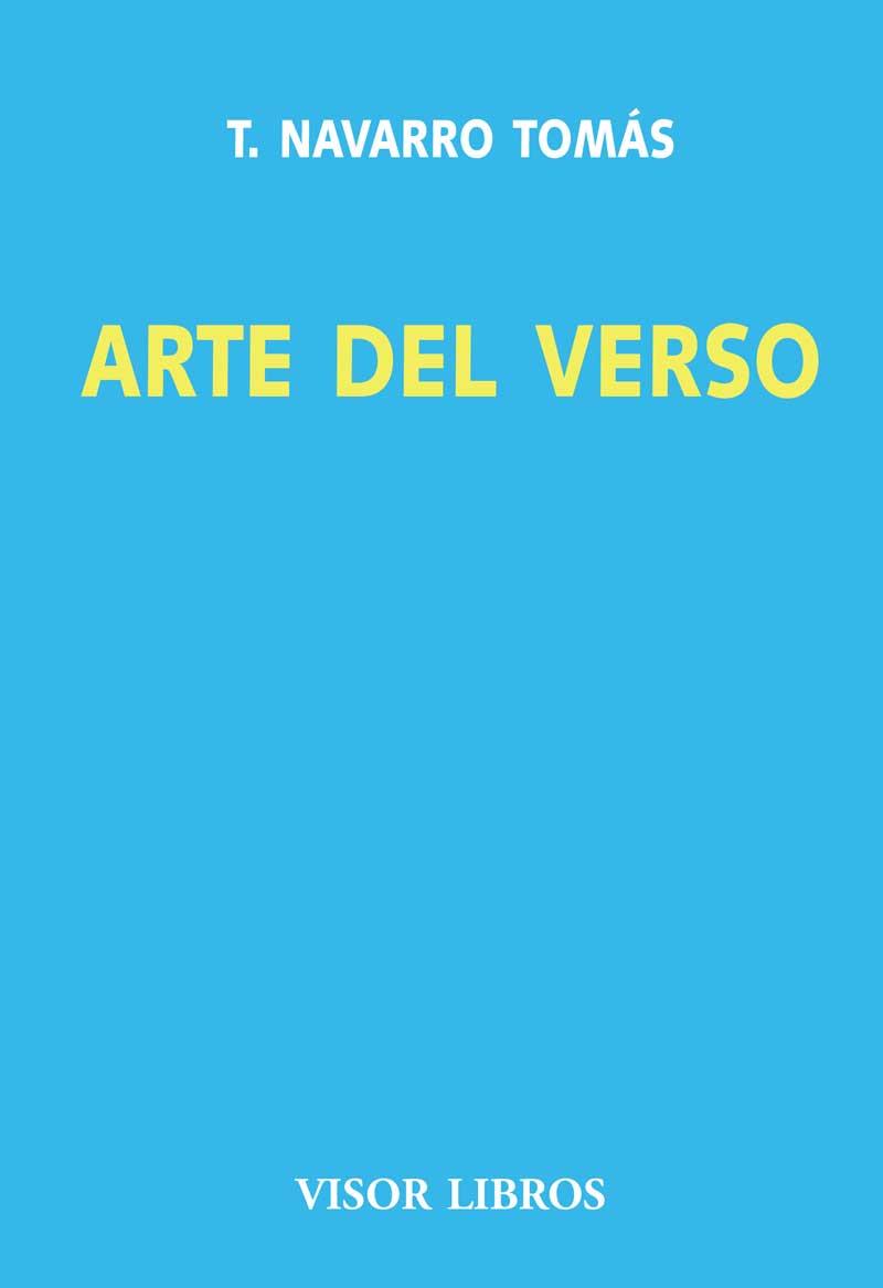 ARTE DEL VERSO VL-10 | 9788475229072 | NAVARRO TOMAS, T. | Galatea Llibres | Llibreria online de Reus, Tarragona | Comprar llibres en català i castellà online