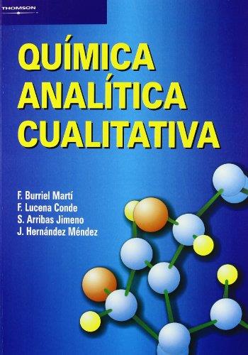 QUIMICA ANALITICA CUALITATIVA | 9788497321402 | BURRIEL MARTI, F. | Galatea Llibres | Llibreria online de Reus, Tarragona | Comprar llibres en català i castellà online