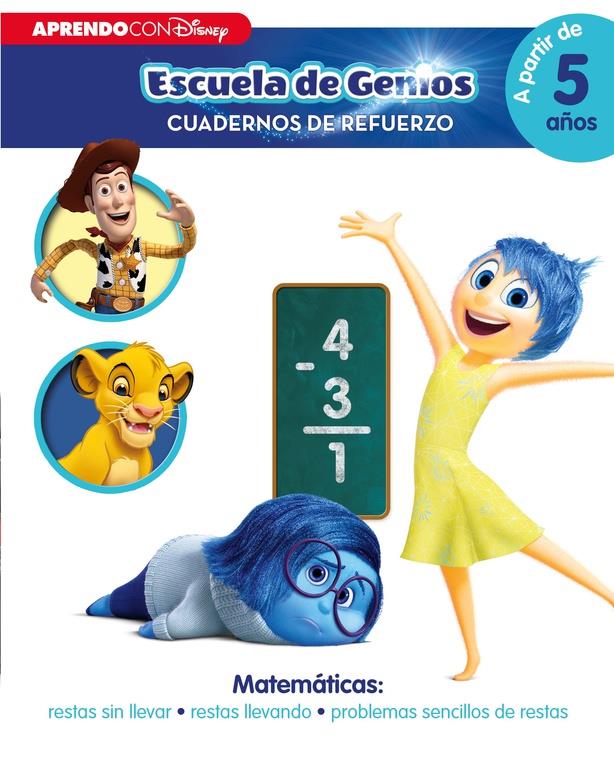 DISNEY RESTAS Y RESTAS LLEVANDO (ESCUELA DE GENIOS - MATEMÁTICAS) | 9788416548330 | Galatea Llibres | Llibreria online de Reus, Tarragona | Comprar llibres en català i castellà online