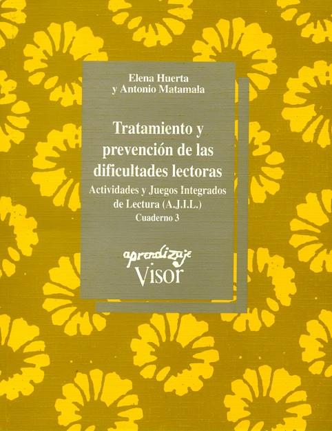 TRATAMIENTO Y PREVENCION DEDIFICULTADES LEC. 3 | 9788477741107 | HUERTA, ELENA | Galatea Llibres | Librería online de Reus, Tarragona | Comprar libros en catalán y castellano online