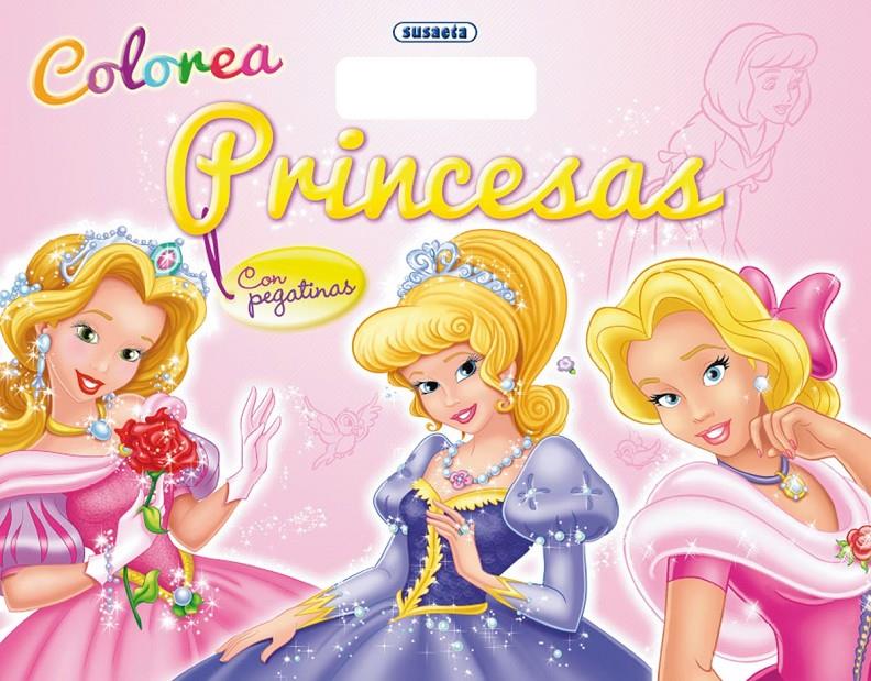 COLOREA PRINCESAS CON PEGATINAS | 9788467720983 | Galatea Llibres | Llibreria online de Reus, Tarragona | Comprar llibres en català i castellà online