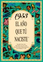 1953. EL AÑO QUE TU NACISTE | 9788488907905 | COLLADO BASCOMPTE, ROSA | Galatea Llibres | Llibreria online de Reus, Tarragona | Comprar llibres en català i castellà online