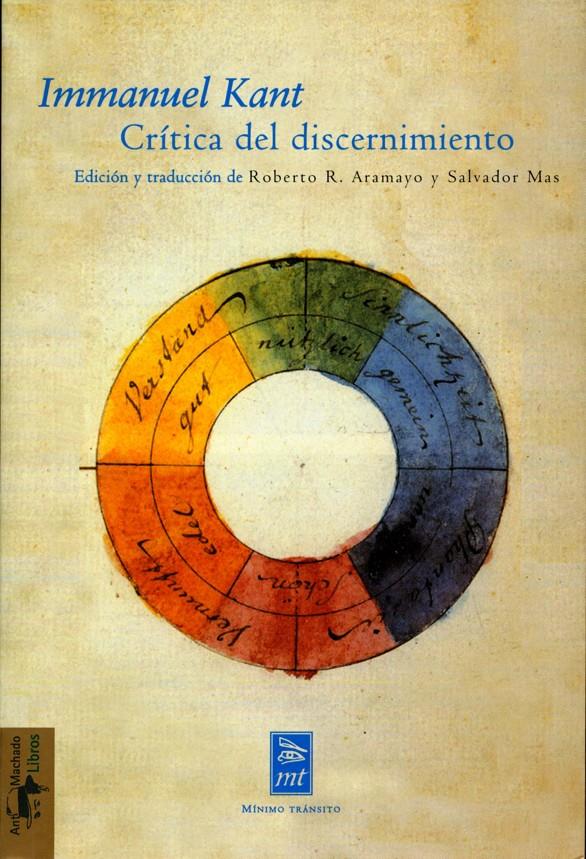 CRITICA DEL DISCERNIMIENTO | 9788477747666 | KANT, IMMANUEL | Galatea Llibres | Librería online de Reus, Tarragona | Comprar libros en catalán y castellano online