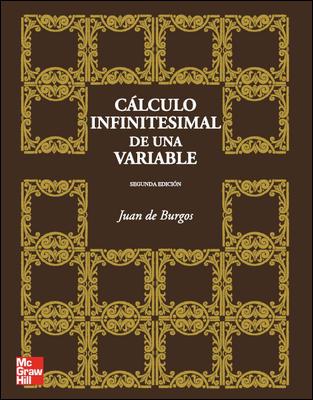 CALCULO INFINITESIMAL DE UNA VARIABLE | 9788448156343 | DE BURGOS, JUAN | Galatea Llibres | Llibreria online de Reus, Tarragona | Comprar llibres en català i castellà online