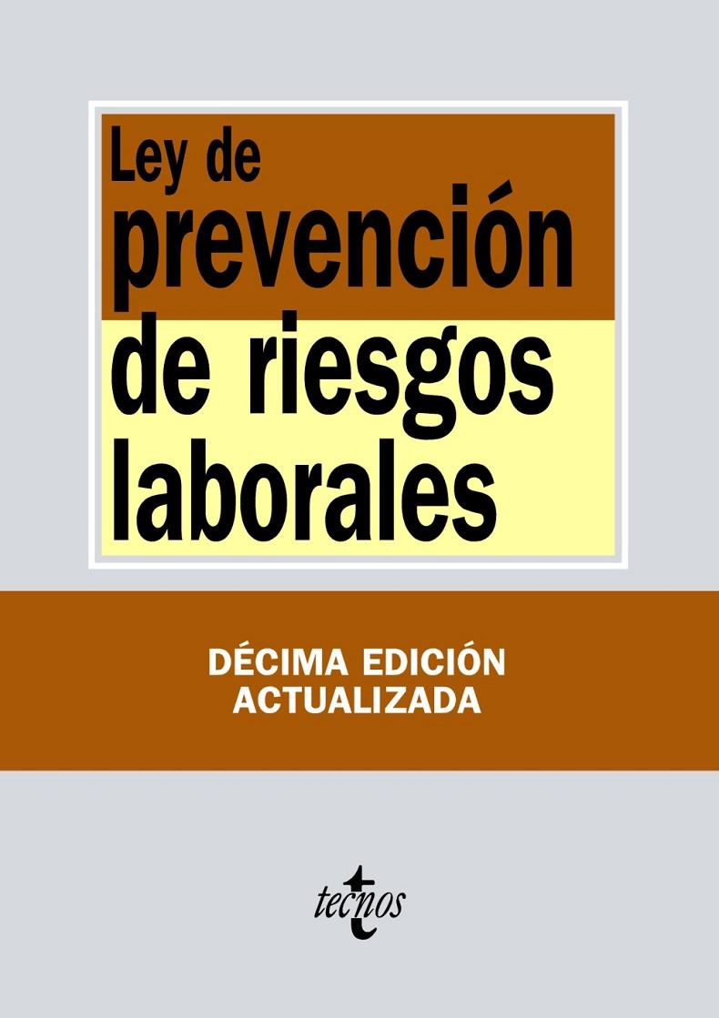 LEY DE PREVENCIÓN DE RIESGOS LABORALES 10 EDICION | 9788430973729 | Galatea Llibres | Llibreria online de Reus, Tarragona | Comprar llibres en català i castellà online