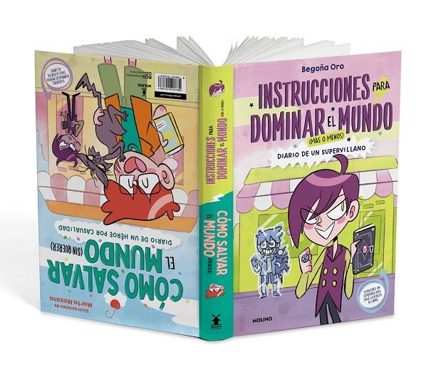 INSTRUCCIONES PARA DOMINAR EL MUNDO (MÁS O MENOS)/CÓMO SALVAR EL MUNDO (SIN QUER | 9788427223837 | ORO, BEGOÑA | Galatea Llibres | Llibreria online de Reus, Tarragona | Comprar llibres en català i castellà online