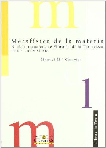 METAFISICA DE LA MATERIA | 9788484680345 | CARREIRA, MANUEL M. | Galatea Llibres | Llibreria online de Reus, Tarragona | Comprar llibres en català i castellà online