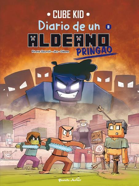 MINECRAFT. DIARIO DE UN ALDEANO PRINGAO. CÓMIC 8 | 9788408290056 | CUBE KID | Galatea Llibres | Llibreria online de Reus, Tarragona | Comprar llibres en català i castellà online