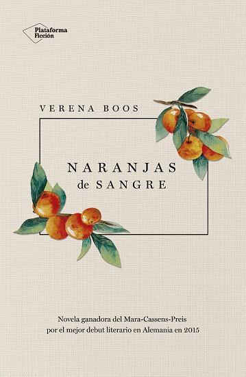 NARANJAS DE SANGRE | 9788417002572 | BOOS, VERENA | Galatea Llibres | Llibreria online de Reus, Tarragona | Comprar llibres en català i castellà online