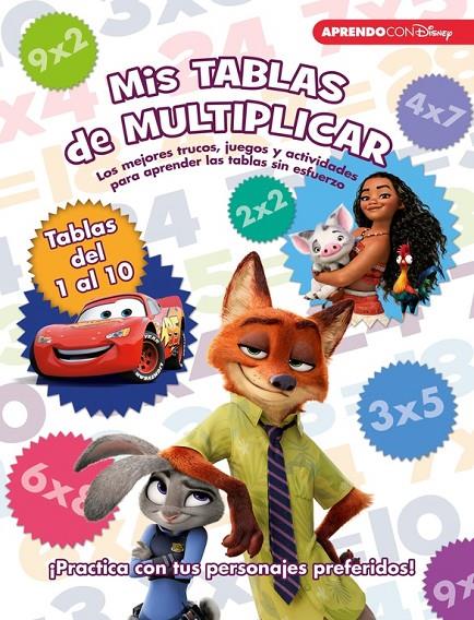 MIS TABLAS DE MULTIPLICAR (LIBRO EDUCATIVO DISNEY CON ACTIVIDADES) | 9788416548873 | Galatea Llibres | Llibreria online de Reus, Tarragona | Comprar llibres en català i castellà online