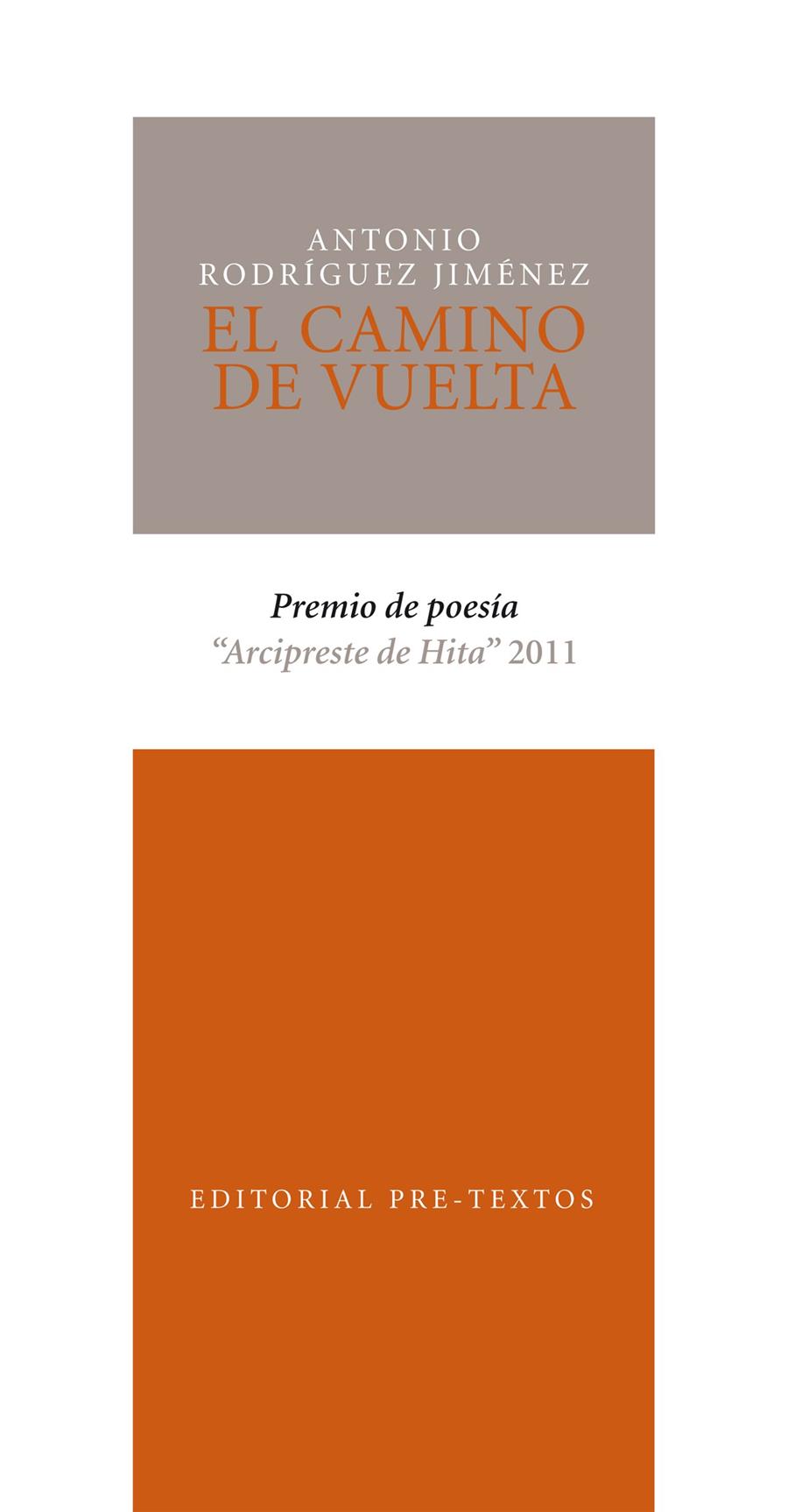 EL CAMINO DE VUELTA | 9788415297796 | RODRIGUEZ JIMENEZ, ANTONIO | Galatea Llibres | Llibreria online de Reus, Tarragona | Comprar llibres en català i castellà online