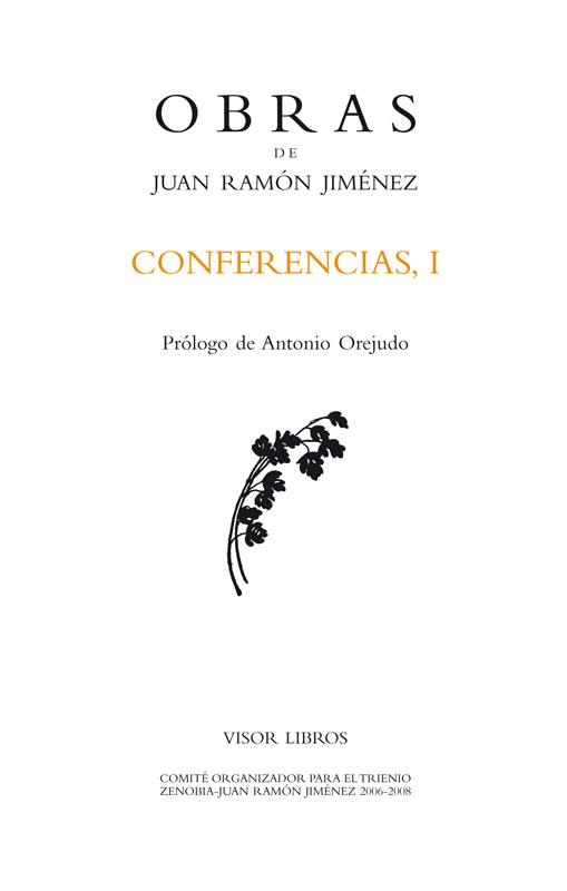 CONFERENCIAS I O.C. JUAN RAMON JIMENEZ 42 | 9788498950847 | JIMÉNEZ, JUAN RAMÓN | Galatea Llibres | Llibreria online de Reus, Tarragona | Comprar llibres en català i castellà online