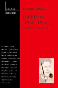 ESCRITOS(1940-1948) | 9788480634748 | ORWELL,GEORGE | Galatea Llibres | Librería online de Reus, Tarragona | Comprar libros en catalán y castellano online