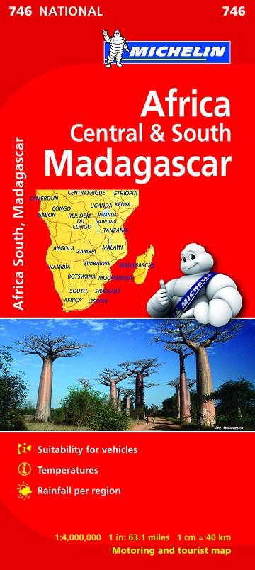 MAPA ÁFRICA CENTRO-SUR, MADAGASCAR 2019 | 9782067172555 | Galatea Llibres | Llibreria online de Reus, Tarragona | Comprar llibres en català i castellà online