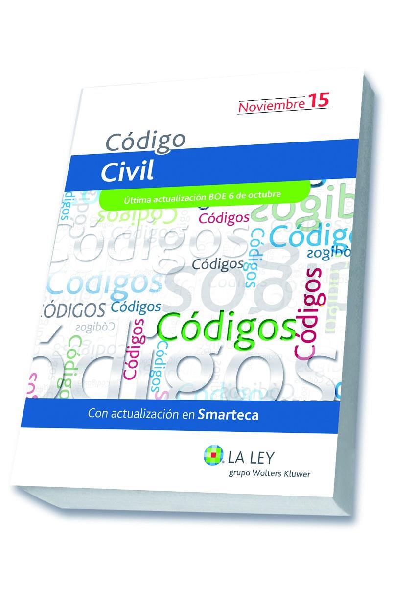 CÓDIGO CIVIL 2015 | 9788490204443 | Galatea Llibres | Llibreria online de Reus, Tarragona | Comprar llibres en català i castellà online