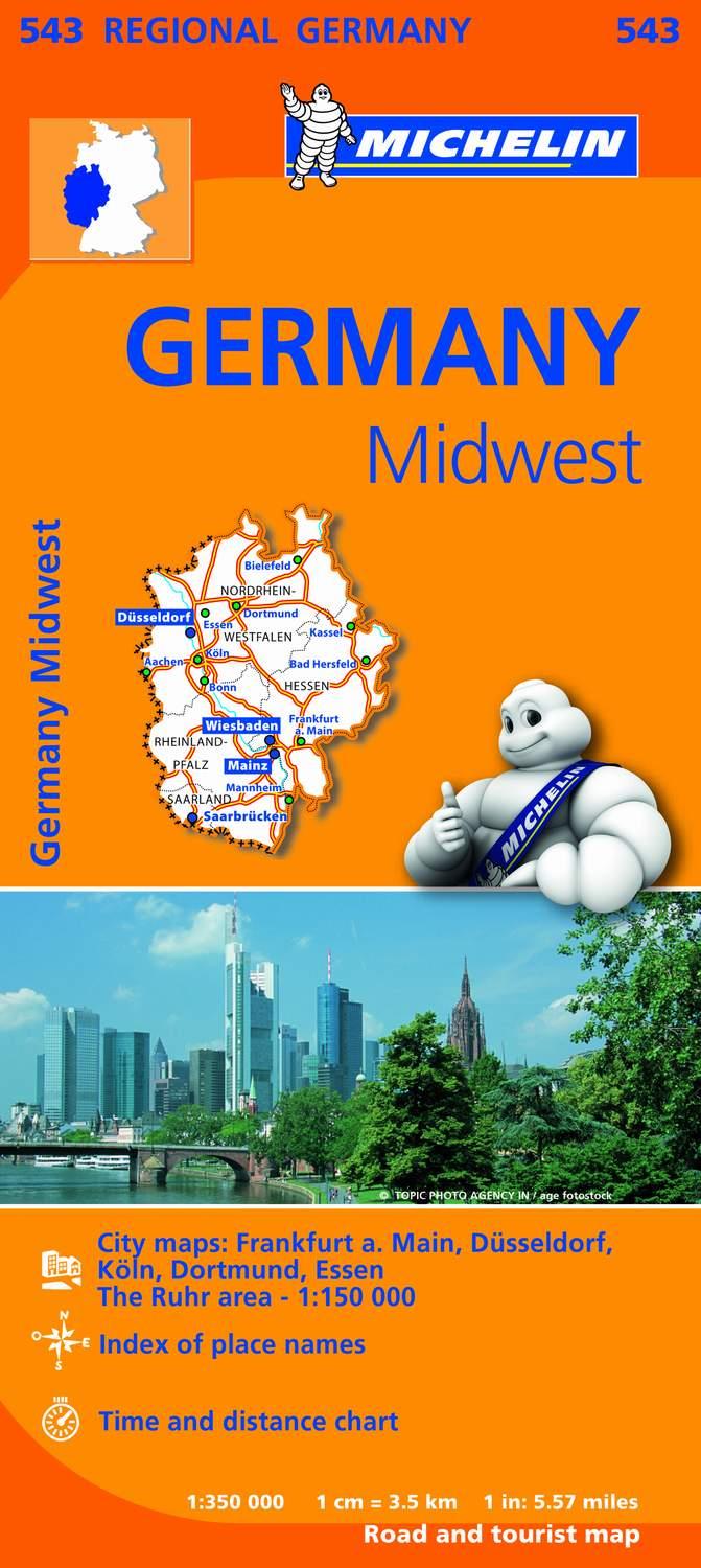 GERMANY MIDWEST MAPA REGIONAL -NOVA EDICIO- 1:350 000 | 9782067183605 | VARIOS AUTORES | Galatea Llibres | Llibreria online de Reus, Tarragona | Comprar llibres en català i castellà online