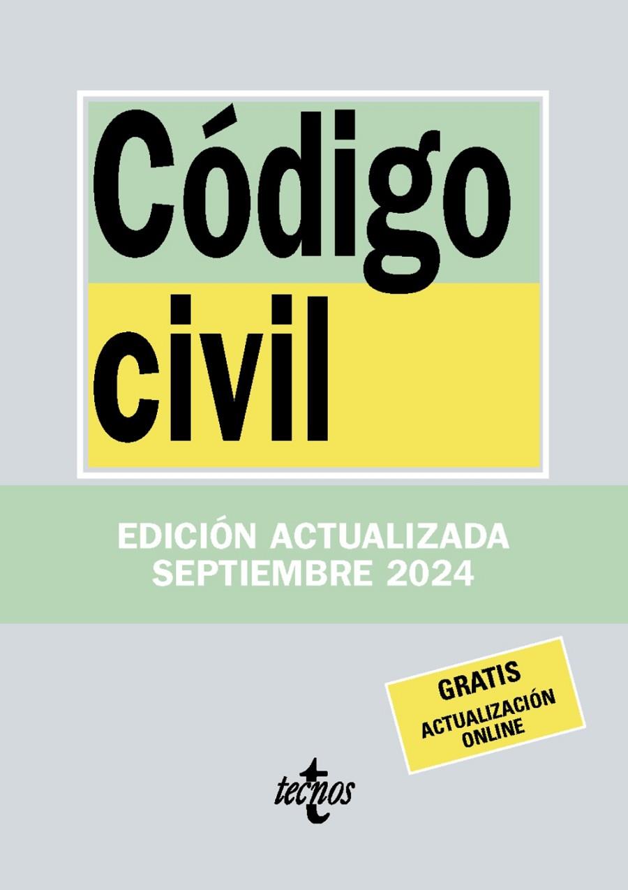 CÓDIGO CIVIL 2024 | 9788430990863 | Galatea Llibres | Llibreria online de Reus, Tarragona | Comprar llibres en català i castellà online