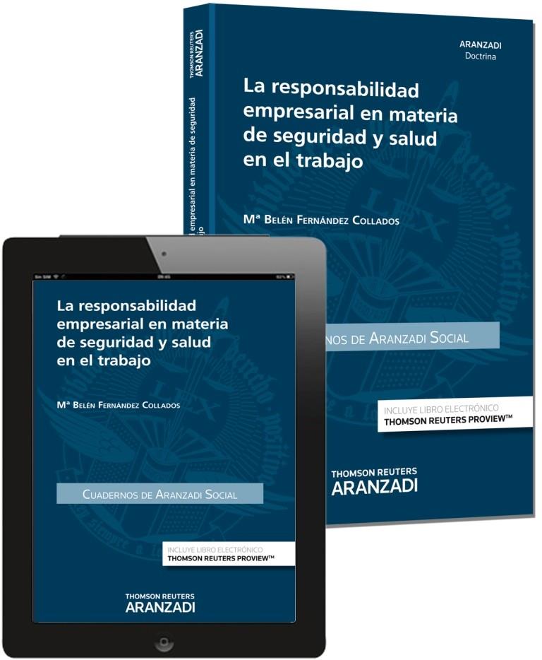 LA RESPONSABILIDAD EMPRESARIAL EN MATERIA DE SEGURIDAD Y SALUD EN EL TRABAJO (PA | 9788490598306 | FERNÁNDEZ COLLADOS, Mª BELÉN | Galatea Llibres | Llibreria online de Reus, Tarragona | Comprar llibres en català i castellà online