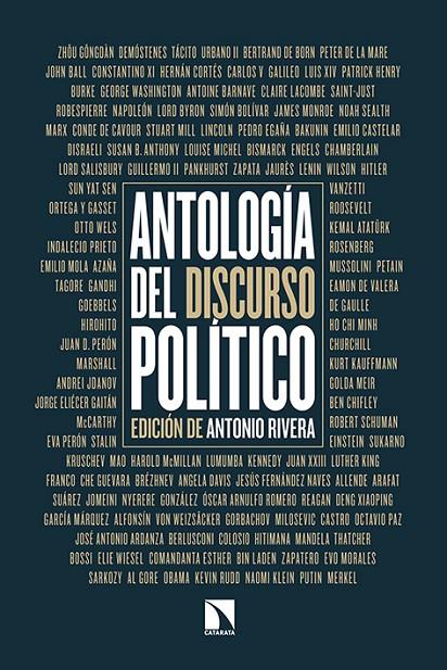 ANTOLOGÍA DEL DISCURSO POLÍTICO | 9788490971178 | RIVERA, ANTONIO | Galatea Llibres | Llibreria online de Reus, Tarragona | Comprar llibres en català i castellà online