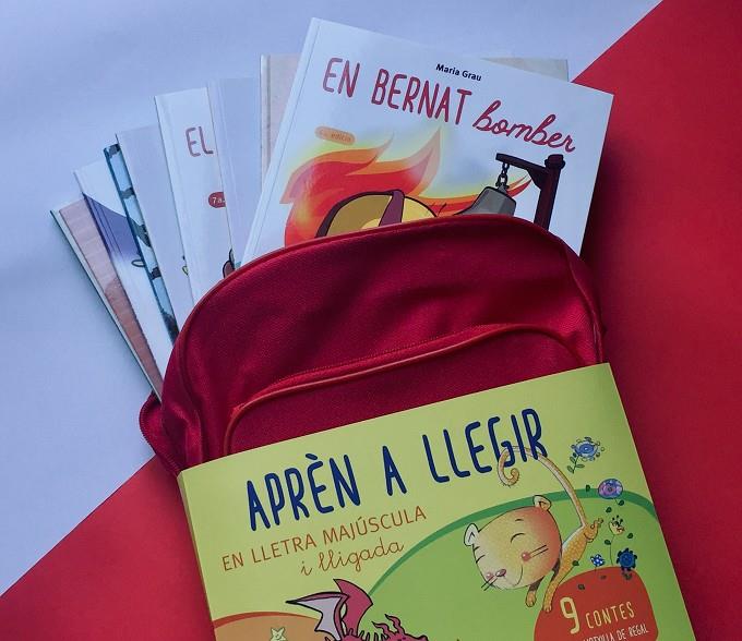 MOTXILLA AMB 9 LLIBRES PER APRENDRE A LLEGIR | 9788496569966 | CUSSÓ GRAU, BERNAT/GRAU SALÓ, MARIA/CUSSÓ GRAU, NÚRIA/ROSSELL, JOAN | Galatea Llibres | Librería online de Reus, Tarragona | Comprar libros en catalán y castellano online