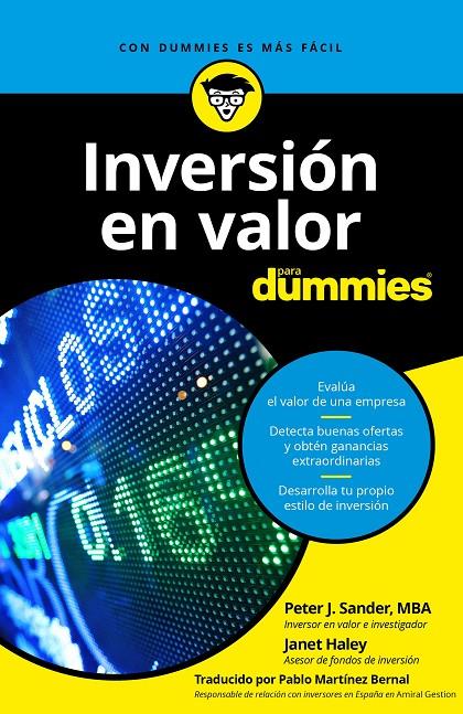 INVERSIóN EN VALOR PARA DUMMIES | 9788432903922 | SANDER, PETER J./HALEY, JANET | Galatea Llibres | Llibreria online de Reus, Tarragona | Comprar llibres en català i castellà online