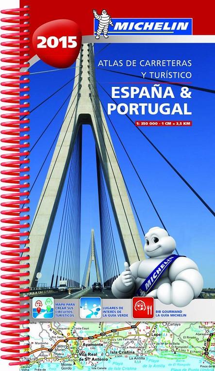 ATLAS DE CARRETERAS Y TURÍSTICO ESPAÑA & PORTUGAL 2015 1:350.000 | 9782067200050 | Galatea Llibres | Llibreria online de Reus, Tarragona | Comprar llibres en català i castellà online