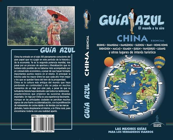 CHINA ESENCIAL GUIA AZUL 2019 | 9788417823054 | MAZARRASA, LUIS/CEINOS, PEDRO | Galatea Llibres | Librería online de Reus, Tarragona | Comprar libros en catalán y castellano online