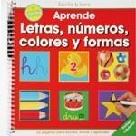 APRENDE LETRAS, NÚMEROS, COLORES Y FORMAS | 9788428535472 | AA.VV. | Galatea Llibres | Librería online de Reus, Tarragona | Comprar libros en catalán y castellano online